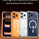 for iPhone 17 Pro Max Case with 4-Corner Shockproof Protection,Compatible with MagSafe,Clear Magnetic Case with Screen Protector & Camera Lens Protector, Military-Grade,Anti-Yellowing