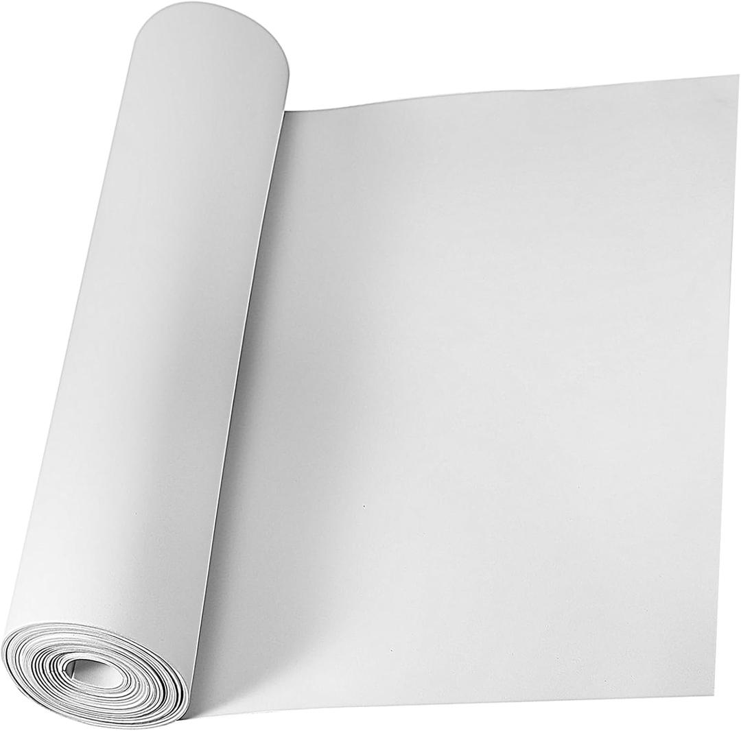 Pushglossy Halloween Cosplay EVA Foam Roll, White, 2mmx23.6"x196.9"