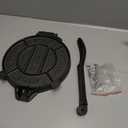 IMUSA USA Cast Iron Tortilla Press 8-Inch, Black