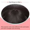 Ucubb Short Bob Wavy Wig with Bangs for Women Loose Curly Wig Look natural Shoulder Length Bob Wigs