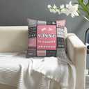 3 x Nanny Gifts, Gifts for Nanny Pillow Cover 18x18 Inch, Best Nannie Birthday Ever Gift from Grandchildren/Grandkids