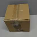 Natural Travertine Match Wooden Square Tissue Box Cover Decorative,Resin Heavy Sturdy Tissue Box Holder, Facial Paper Holder for Bathroom Vanity Countertop, Bedroom Night Stand,Office and End Table