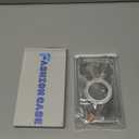 Privacy Case for iPhone 17 Pro with 360Stand [Built-in Anti Peeping Screen Protector] [Magnetic Ring ] Full Body Protective Phone 17Pro Cover 6.3", Clear