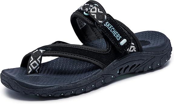 Skechers Women's Reggae-Trailway Flip-Flop Sandals
 Size 11