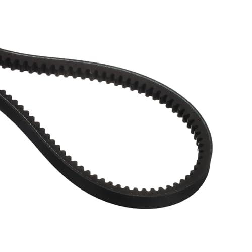 uxcell AX35 EPDM V-Belt, Raw Edge Cogged Industrial Rubber V Belt 1/2" Width x 35" Inside Circumference