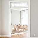 Vinyl Transom Household Fixed Window 10" x 36" White