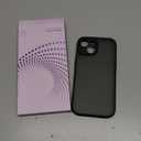 Shiiuou Shockproof for iPhone 15 Case, [Camera Protection] [Military-Grade Drop Protection] Protective Anti-Yellow Slim Translucent Skin-Friendly for iPhone 15 Phone Case, Black