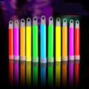 Glow Fever Glow Sticks Bulk 100ct Premium Glow in The Dark Light Up with Lanyards, for Party Supplies, Party Favors, Birthday, Halloween, Super Bright, Lasts Up to 12 hrs (Mixed)