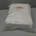 ETERNA Hazmat Suits- Disposable Protective Coveralls with Shoe Covers for Men & Women, PE & PPSB,Shield from Dirt, Dust (Large, White-5pack)