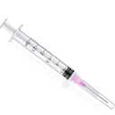 3ml Syringes with Needles 18G-1Inch, Lab Sample Injection Syringes for Industrial Scientific Labs, Liquids Measuring and Dispensing - 50 Pack/Box