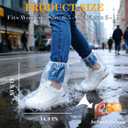 20 Pcs Disposable Waterproof Shoe Covers for Rain, Non-Slip Plastic Shoe Covers for Women Men Youth, Clear Boot Covers with Individually Wrapped for Disney Travel Indoor Outside