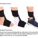 Soft AFO Drop Foot Brace for Unisex Adult Improve Walking Gait, Foot Orthosis Ankle Brace Support, Pain Relieve for Achilles Tendon, Comfort fit for Right, Left