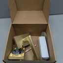 Mega Handles Glamor Passage Lever, Door Handle Set for Hallway, Closet and Bathroom, Reversible Heavy Duty Door Levers, Fits All Standard Door Sizes, Screws Included - Satin Brass (1 Pack)