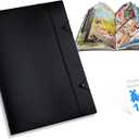 Puzzle Storage Folder Keeper for Enthusiasts, Jigsaw Binder 20"x 28" Iarge Capacity 1000-Pieces Puzzle Organizer Accessory Comes with 12 Puzzles Stickers