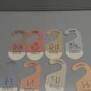 Baby Clothes Dividers For Closet - Wooden Baby Clothes Organizer Dividers for Boy & Girl, 8 Baby Closet Dividers by Size - Ideal Clothing Organizers (Earth Tone)