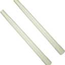 HASMX 19 inch Length Vacuum Wand Attachment, Replacement Vacuum Cleaner Wand Tube, Plastic Wand Pipe, Vacuum Attachment White Plastic Wand Pipe Hose Tool Extension 1.25 ID (2-Pack)
