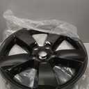 4-Pack Wheel Skins Compatible with Dodge RAM 1500 Pickup 2013 2014 2015 2016 2018, 20" 20 inch Alloy Wheel, Wheel Cover, Bright Black Color, Compare Your Wheel Shape & Size Carefully