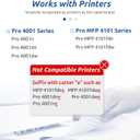 INK E-SALE 148A Toner Cartridge Black 4001n 4101fdw (with Chip) Compatible Replacement for HP 148 148A 148X W1480A W1480X for HP Pro MFP 4101fdw 4101fdn 4001dw 4001dn 4001n Printer (2 Pack)