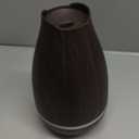 HealthSmart Essential Oil Diffuser, Cool Mist Humidifier and Aromatherapy Diffuser with 500ML Tank Ideal for Large Rooms, Adjustable Timer, Mist Mode and 7 LED Light Colors, Brown