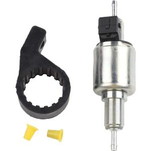 Diesel Heater Fuel Pump 12V/24V 22ML With Mounting Bracket For 2KW-8KW Parking Air Heaters In RVs, Vans, Trucks, Boats, Campervans(12v)