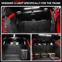 Rear Ceiling Lights Fit For Ford Bronco 2021 2022 2023 2024 2025 2026, Trunk Dome Light for Bronco Accessories, Touch Switch Interior Lights Trunk Cargo Area (Not fit for Sport)