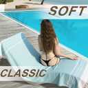 Genovega 4 Packs Oversized Turkish Beach Towel Thin Quick Dry Sand Free Pool Swim Towels Large XL Adult Clearance Blanket Travel Vacation Accessories Essentials Rhombus