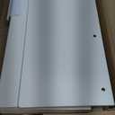 Wire Shelf Cover 30 X 12 Inch Wire Rack Cover Wood Shelf Covers for Pantry Shelving Closet Shelves Organization(White,5 Pack)