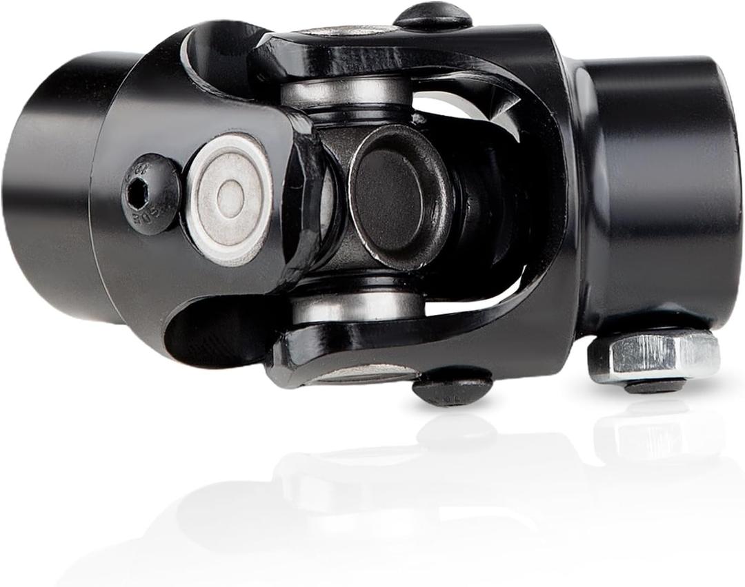 3/4" 30 Spline X 3/4" DD Steering Shaft U Joint Universal Coupler Automotive Replacement Universal Joints U-Joint Coupling Stainless Steel (3-1/4",Black)