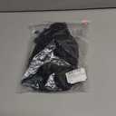 Sexy Womens Underwire Strappy Embroidered Mesh Sheer Lingerie V Neck Set See Bra 2 Piece (Black, XL)