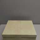 DOEYG Women's Banana Knee High Boots Square Toe Chunky Block Heel Tall Boots Wide Calf Fashion Comfortable Casual Pull on Long Boots (7.5, Tan)