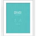 LaVie Home 21x 25 Poster Frame White, Display Pictures with Mat or Without Mat, Stable and Sturdy Picture Frame and Polished Plexiglass, Horizontal and Vertical Format of The Wall（1 Pack）