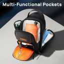 YOREPEK Insulated Magnetic Gym Bag, Small Gym Bag with Phone & Pouch for Air Tag, Crossbody Water-Resistant Bottle Carrier with Adjustable Strap for Work, Gym, Sports