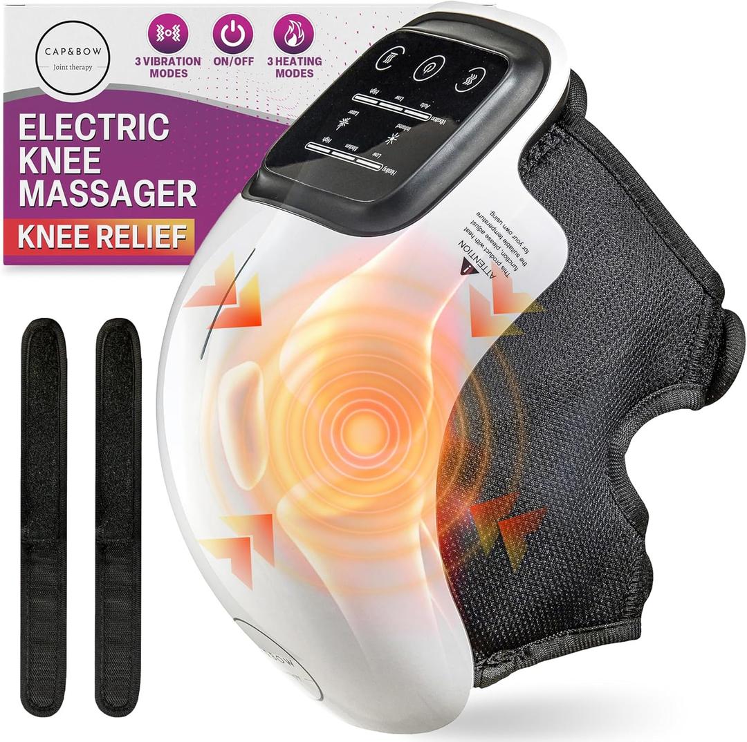 CAP & BOW Knee Massager Heat Red Light Therapy CAP & BOW Knee Massager Heat Red Light Therapy