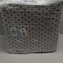 Outdoor Chair Cushions Set of 4,Waterproof Outdoor Seat Cushions for Patio Furniture,Patio Chair Cushion with Handle and Ties, Out Door Chair Pads,19" x 19" x 3", Black Geometry