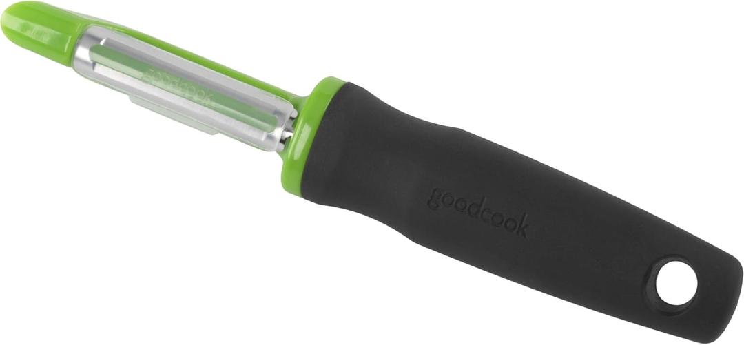 GoodCook Touch Swivel Blade Peeler, Stainless Steel Blade, Plastic Comfort Grip Handle