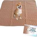 EZwhelp Reusable Dog Pee Pads - Waterproof Training Pads for Dogs - Washable & Sanitary - Rounded Corners - Laminated, Lightweight, Durable - Pet Essentials for Puppy Training and Whelping - 48" x 60" (Pack of 1))