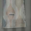 DORCEV Mid Century Wavy Lines Rectangle Tablecloth Blue Orange Yellow Turquoise Geometric Stripe Waterproof Table Cloth Abstract Art Table Cover for Dining Room Cafe Indoor Outdoor Decor,52x70 Inch