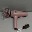 Conair Hair Dryer with Retractable Cord, 1875W Blow Dryer, 3 Heat Settings, 2 Speeds, Blow Dryer with Diffuser and Concentrator Attachments, Ionic + Tourmaline Technology, Matte Light Pink