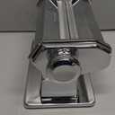 MARCATO Made in Italy Atlas 150 Classic Manual Pasta Maker Machine, Chrome Steel with Black Hand Crank. Makes Lasagna, Fettuccine & Tagliolini.