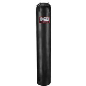 Ringside 100-Pound Muay Thai Heavy Bag, Sturdy Powerhide Punching Bag for Boxing, MMA, Muay Thai, and Kickboxing Training and Workout, Includes Chain and Swivel, Black, 72" H x 13" Dia.