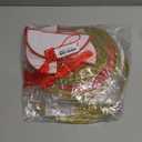 14 Pcs Chinese Paper Lantern Red Gold White Decorative Hanging Lanterns Honeycomb Balls Paper Fans Chinese Knot for Chinese New Year Spring Festival Home Restaurant Party Decor