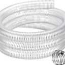 Suction Hose 2"id 5ft Flexible Clear Reinforced PVC Vacuum Pipe