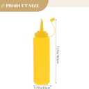 BESPORTBLE 2pcs Ketchup & Mustard Fake Novelty Squirt Bottles, Wear-Resistant Home Supply for Parties Interactive Realistic Spilled Condiment Props for Halloween Christmas and April Fool's Day