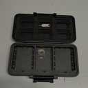 JJC Camera Battery SD Card Case for 3 Camera Batteries, 6 SD/5 CFexpress Type A/6 CFexpress Type B or XQD Cards, Water-Resistant & Shockproof DSLR Battery Holder for Canon LP-E6 Sony NP-FZ100