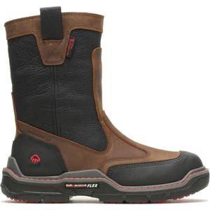 Raider DuraShocks Heavy Duty CarbonMAX Work Wellington (Size 12, Brown)