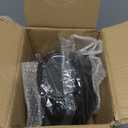 Oval Salad Bowls 34oz, Bamboo Fiber Serving Bowls Set of 6, 8.8" Large Bowls for Kitchen Eating & Restaurant, Deep Soup Bowls Set for Salad, Fruit,Pasta,Vegetable, Ramen, Dishwasher Safe, Black