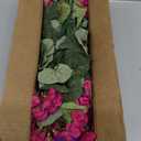 Artificial Geranium Fake Flowers for Outdoors Decoration, 6 Bundles Silk Geraniums Flower UV Resistant Look Real Faux Plants for Outside Planter Front Door Garden Patio Balcony Yard Home, Fuchsia