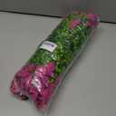 HyeFlora Artificial Flowers for Outdoors Fake Plants Outside Decoration, 12 Bundles Faux Fuchsia Morning Glory UV Resistant Look Real Silk Flowers for Outside Planter Front Door Porch Patio Yard Urn