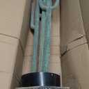 NCYP 4ft (48 Inch) Tall Artificial Cactus in Plastic Planter with Seagrass Basket - Faux Small Saguaro Cacti Potted for Home, Room, Office, Indoor Farmhouse Floor Decor, Fake Plants