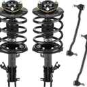 Front Coil Spring Strut Assembly & Stabilizer Sway Bar Links Fit for Nissan Altima 2.5L 2002-2006, Shock Absorber and Sway Bar Link Replace for 271426, 271427